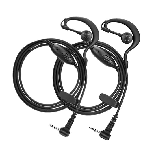 Gaswei Walkie Talkie Earpieces Two Way Radio Headset 2.5mm 1-Pin (2-Pack)