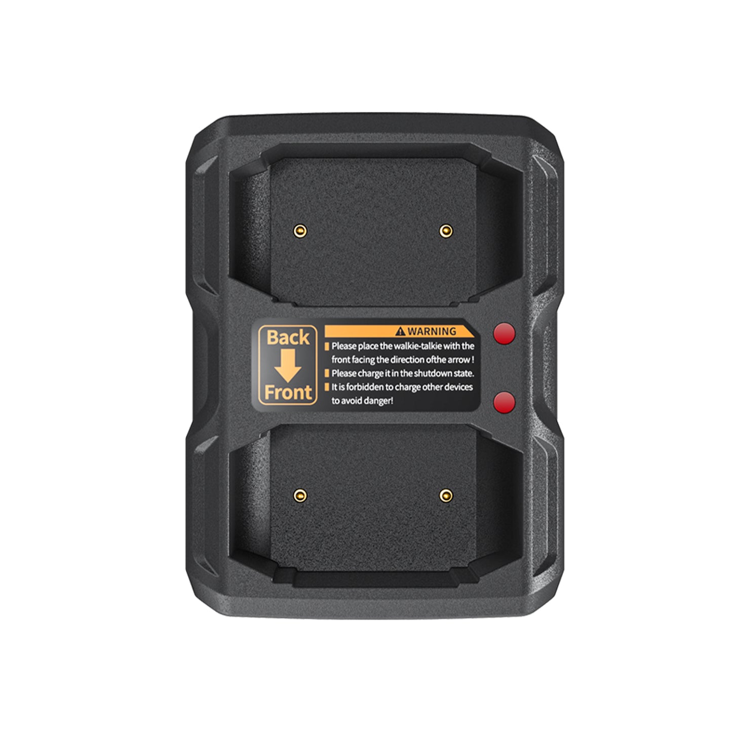 Gaswei–walkie Talkie Dual Desktop Charger for G1pro/G2pro/G2pro+ Series Two Way Radios with AC Wall Adaptor