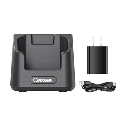 Gaswei–walkie Talkie Single Desktop Charger for GU1 Series Two Way Radios with AC Wall Adaptor